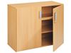 Image sur 45746001 MEUBLE À PORTES BATTANTES H. 81 cm 2 portes, 2 étagères BLANC     