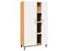 Image sur 45755016 MEUBLE à grandes portes H. 162 cm 3 étagères NATUREL   