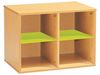 Image sur 45877037 MEUBLE DOUBLE H. 51cm 2 tablettes VERT CLAIR