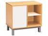 Image sur 45878164 MEUBLE RECTO-VERSO H.  51cm 2 tablettes ORANGE CLA