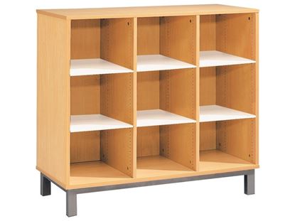 Image de 45880016 MEUBLE TRIPLE H. 81cm 9 tablettes NATUREL   