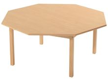 Image sur 46095010 TABLES À PLATEAU STRATIFIÉ PIÉTEMENT BOIS BEIGE     