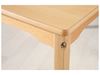 Image sur 46102016 TABLES PLATEAU STRATIFIÉ PIÉTEMENT BOIS NATUREL   