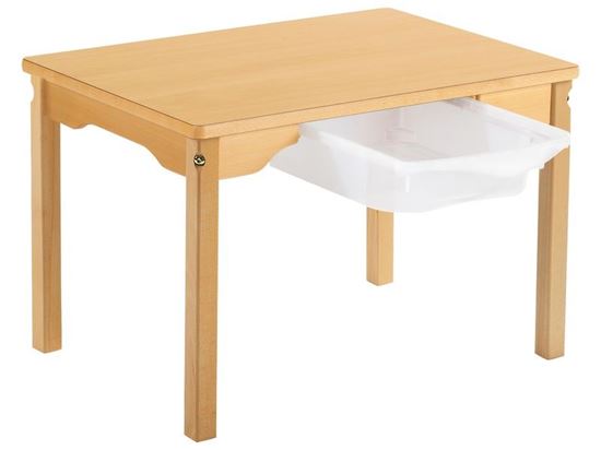 Image sur 48284106 Table stratifié avec bac T1 JAUNE     