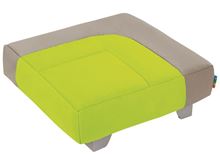 Image sur 49319152 POUFS COCOON POUF CARRE FERME Cocoon + GRIS / BLE