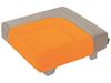 Image sur 49319152 POUFS COCOON POUF CARRE FERME Cocoon + GRIS / BLE