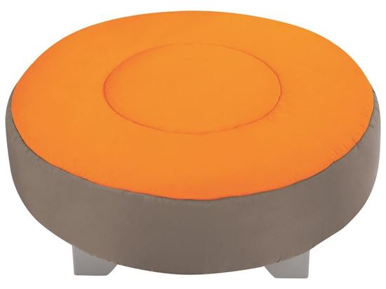 Image sur 49322176 POUFS COCOON POUF ROND FERME Cocoon + GRIS/VERT 