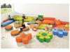 Image sur 49323176 POUFS COCOON POUF CHAUFFEUSE MOUSSE Cocoon + GRIS/VERT 