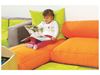 Image sur 49333176 Cocoon assise ferme GRAND CARRE MOELLEUX GRIS/VERT 