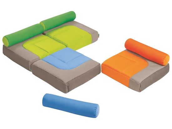 Image sur 49413020 POUFS Cocoon relax MULTICOLOR
