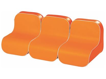 Image de 49688168 KIT 3 CHAUFFEUSES Tic Tac ORANGE / O