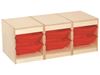 Image sur 49833011 MEUBLE 6 bacs ROUGE     
