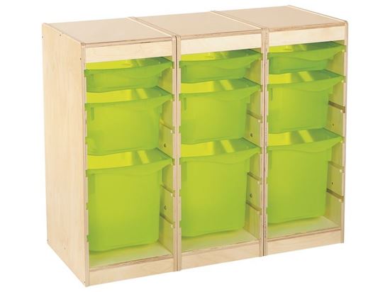 Image sur 49835008 MEUBLE 9 bacs VERT      