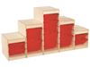 Image sur 49838011 PYRAMIDE 11 bacs ROUGE     