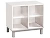 Image sur 49849001 MEUBLE DOUBLE H: 51 CM 2 tablettes BLANC     