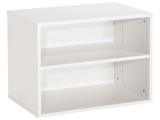 Image sur 49851001 MEUBLE DOUBLE H: 51 CM 1 étagère BLANC     