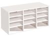 Image sur 49855001 MEUBLE TRIPLE H: 51 cm 9 tablettes BLANC     