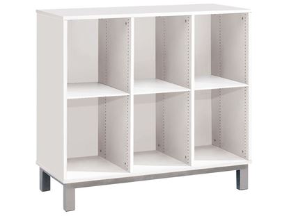 Image de 49858001 MEUBLE TRIPLE H: 81 cm 3 étagères BLANC     