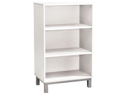 Image de 49866001 MEUBLE DOUBLE H: 102 cm 2 étagères BLANC     