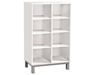 Image sur 49867001 MEUBLE DOUBLE H: 102 cm 6 tablettes BLANC     