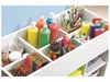 Image sur 49941007 MEUBLE À ACCES SUPÉRIEUR H: 81 cm KIT Stop-bacs (15 bacs) ORANGE    