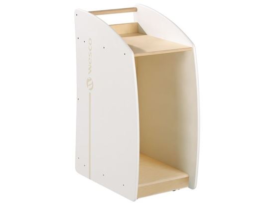 Image sur 49976001 DESSERTE Tebia H: 80 cm BLANC     