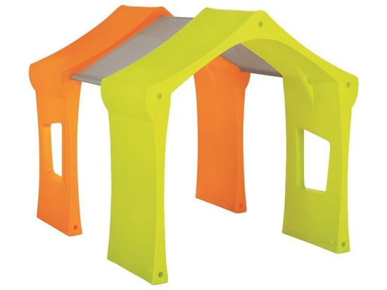 Image sur 49998097 CABANE Tio'la - Le préau BLEU/ORANG