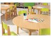 Image sur 50527016 TABLE PLATEAU MÉLAMINÉ PIÉTEMENT BOIS 120X60 T00 NATUREL   