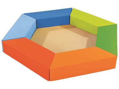 Image de 5170020 KIT 6 POUFS TRAPÈZES MULTICOLOR