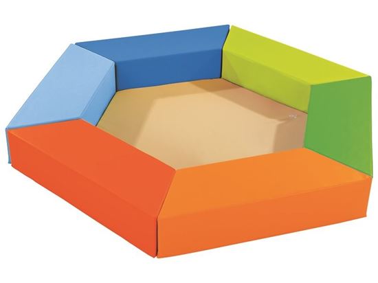 Image sur 5170020 KIT 6 POUFS TRAPÈZES MULTICOLOR