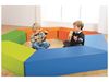 Image sur 5170020 KIT 6 POUFS TRAPÈZES MULTICOLOR