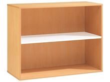 Image sur 55332164 MEUBLE SIMPLE H. 81 cm 1 étagère ORANGE CLA