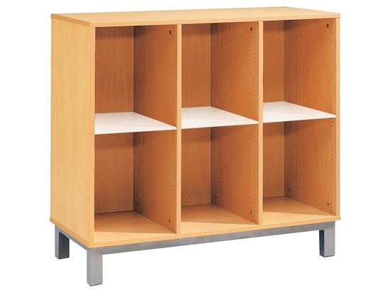 Image sur 55338037 MEUBLE TRIPLE H. 81 cm 3 tablettes VERT CLAIR