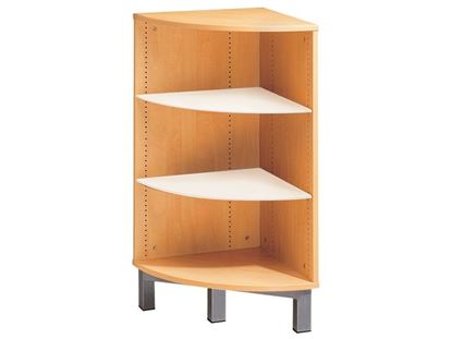 Image de 55356164 MEUBLE D'ANGLE H. 81 cm 2 tablettes ORANGE CLA