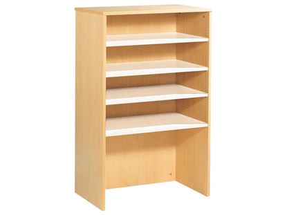 Image de 62183057 MEUBLE OUVERT POUR COFFRE H. 116 cm 3 étagères CIEL (Bleu