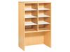 Image sur 62184037 MEUBLE OUVERT POUR COFFRE H. 118 cm 6 tablettes VERT CLAIR
