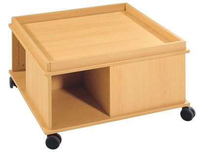 Image de 64288016 TABLE D'ACTIVITÉS AVEC REBORD sans porte NATUREL   