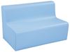 Image sur 641002 BANQUETTE 2 PLACES Hauteur 32 cm BLEU      