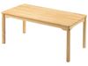 Image sur 69248016 TABLE HETRE 100% MASSIF PIETEMENT BOIS - L: 120 cm - l: 60 cm T00 NATUREL   