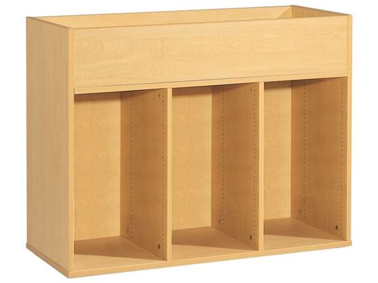 Image sur 67778016 MEUBLE DOUBLE ACCÈS H. 81 cm à aménager NATUREL   