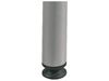 Image sur 69316106 TABLE PLATEAU STRATIFIÉ - PIÉTEMENT MÉTAL GRIS 80 x 80 cm JAUNE     