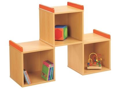 Image de 71231020 MEUBLE Bibliocubes PYRAMIDE MULTICOLOR