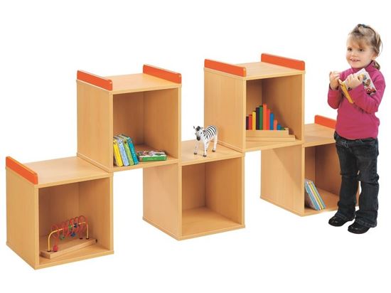 Image sur 71232016 MEUBLE Bibliocubes DAMIER NATUREL   