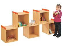 Image sur 71232020 MEUBLE Bibliocubes DAMIER MULTICOLOR