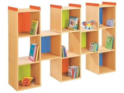 Image de 71253020 MEUBLE Bibliocubes CHÂTEAU MULTICOLOR