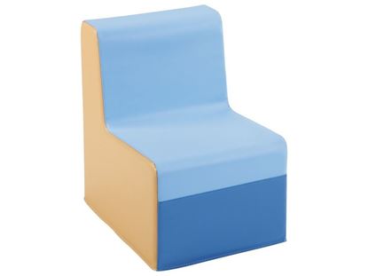 Image de 857002 CHAUFFEUSE DROITE Hauteur 25 cm BLEU      