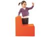 Image sur 857007 CHAUFFEUSE DROITE Hauteur 25 cm ORANGE    