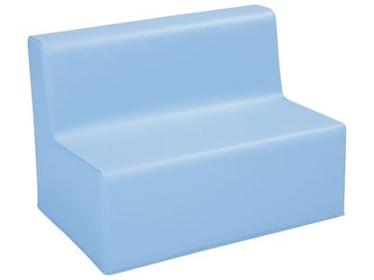 Image de 858002 BANQUETTE 2 PLACES Hauteur 25 cm BLEU      