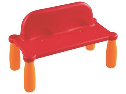 Image de OF24184 BANC avec dossier T3 - Haut. 36 cm.