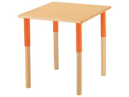 Image de GP107658 TABLE PLATEAU STRATIFIE Avec pieds réglables - 60 x 60 cm